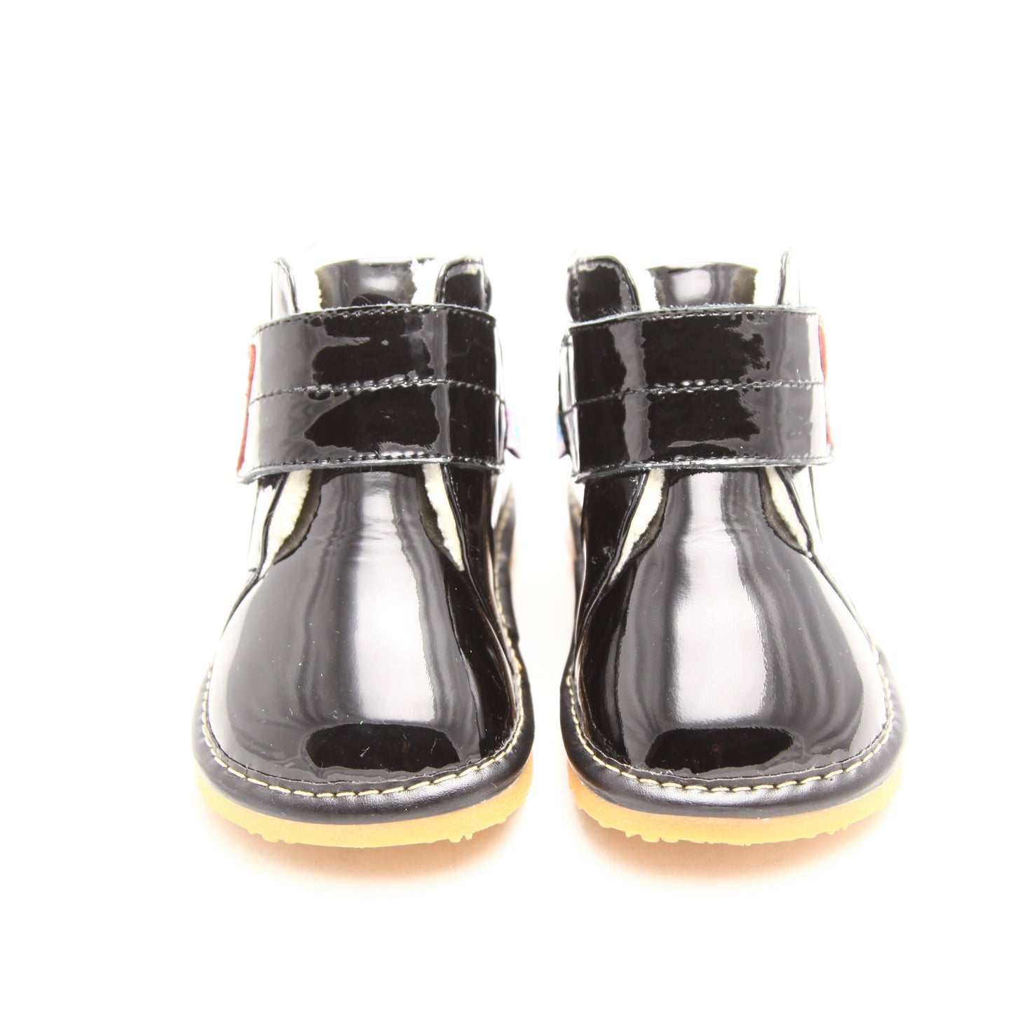 Buy squeaky ankle boots for toddlers and kids with flower detail