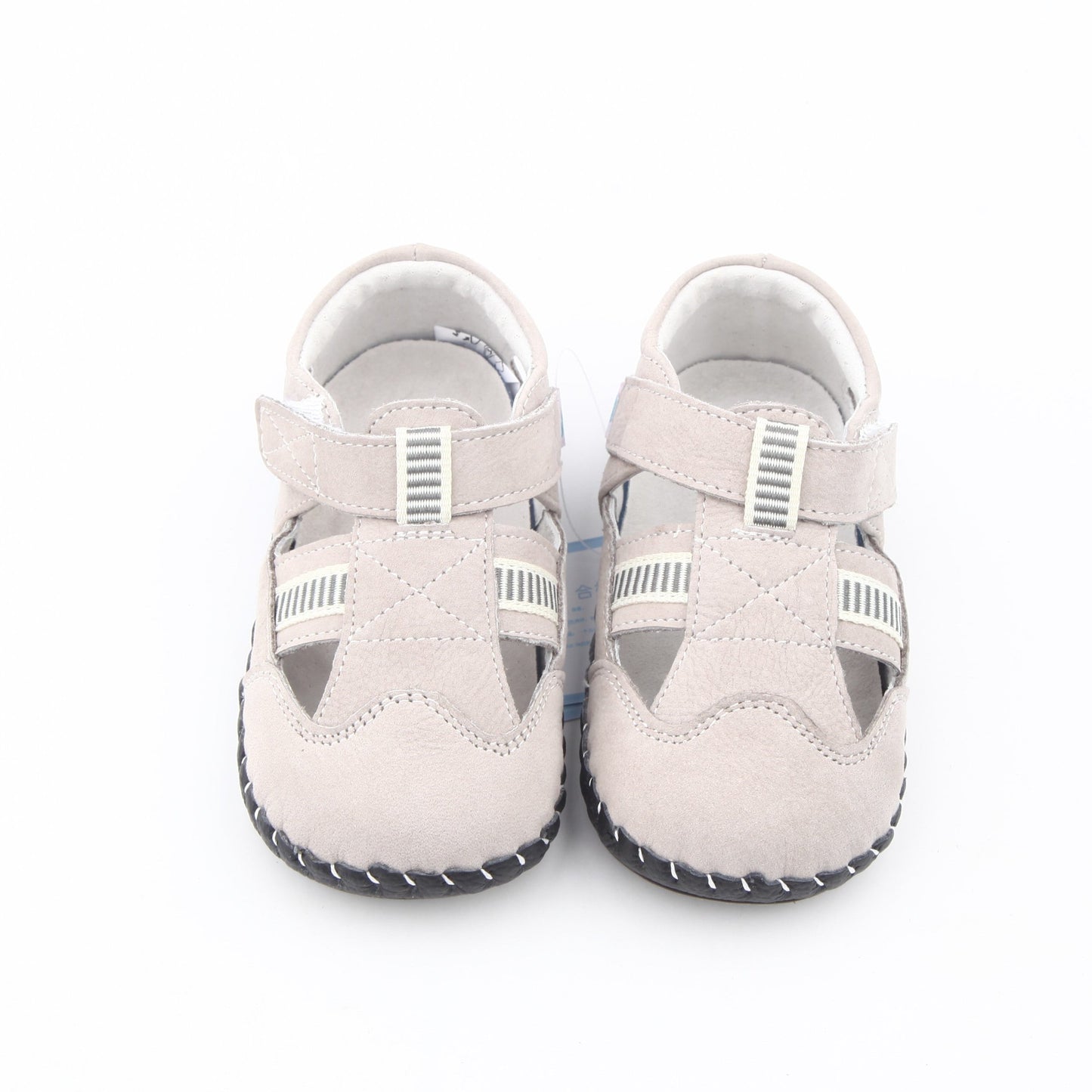 Little Wanderers Kids’ Sandals Open Design Toddler Shoes. Open-design toddler sandals for comfy first steps! Soft light blue or beige with a flexible soft sole for natural movement and stylish stitching.