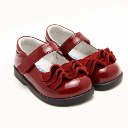Rosy Ruffles little girls' pumps are a sprinkle of magic for tiny feet