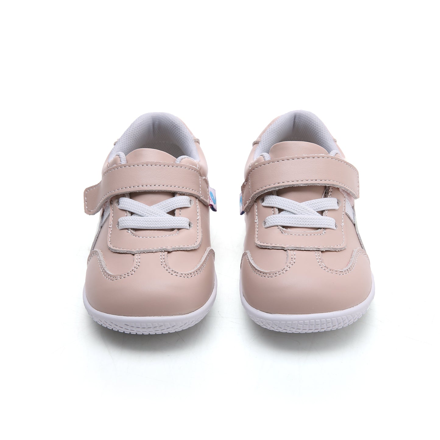 Sneakers Sporty Kids Shoes Flexible Sole in Navy with Velcro Genuine Leather for little girl