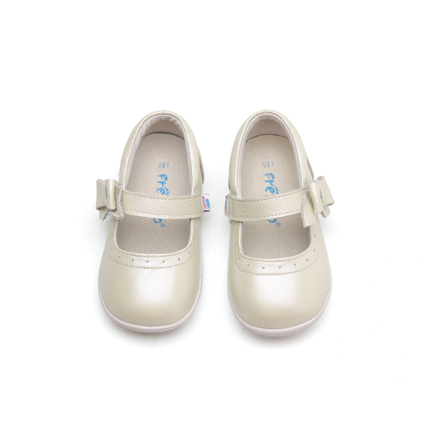 Soft, genuine leather tops meet scuff-proof soles