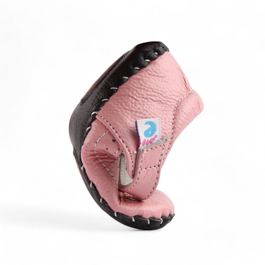 soft leather pre-walker shoe designed for babies and kids with easy Velcro strap