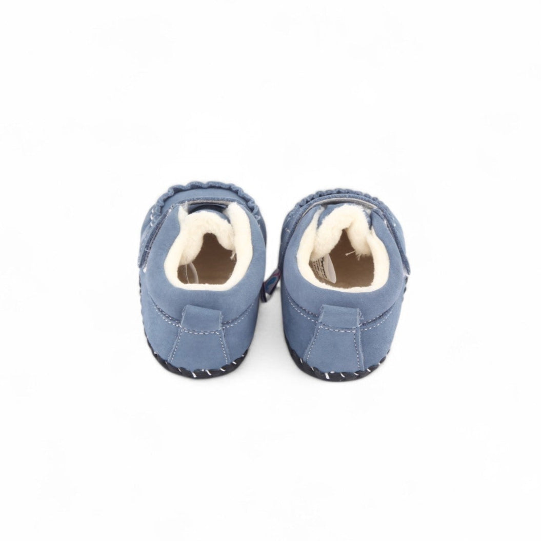The Velcro strap is ideal for easy adjustment and active toddlers soft cushioned insole for babies barefoot feel