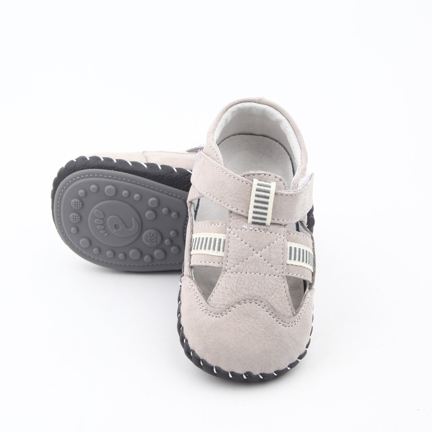 Cute infant shoes kids sandal style with secure Velcro fastening and breathable design for toddlers