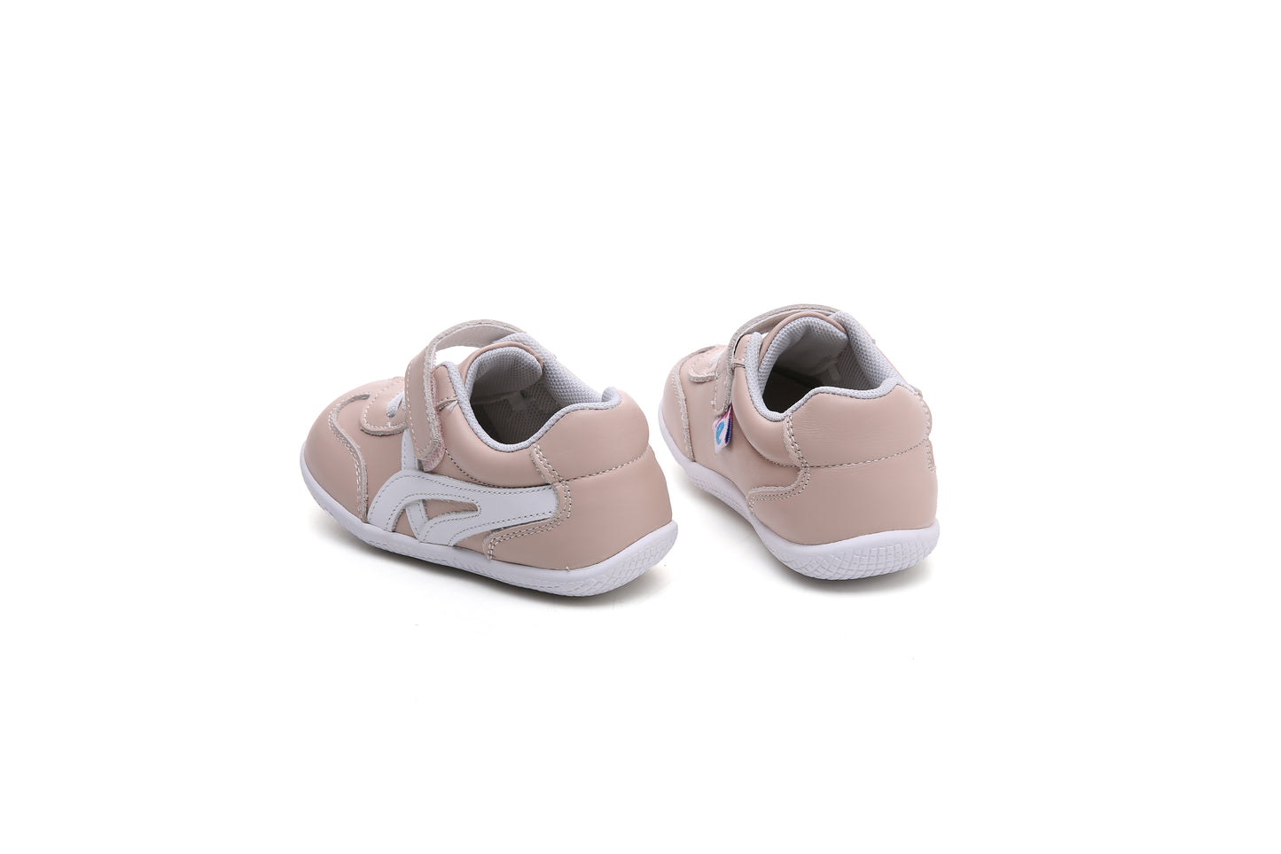light pink stylish sporty toddler shoes with flexible soles