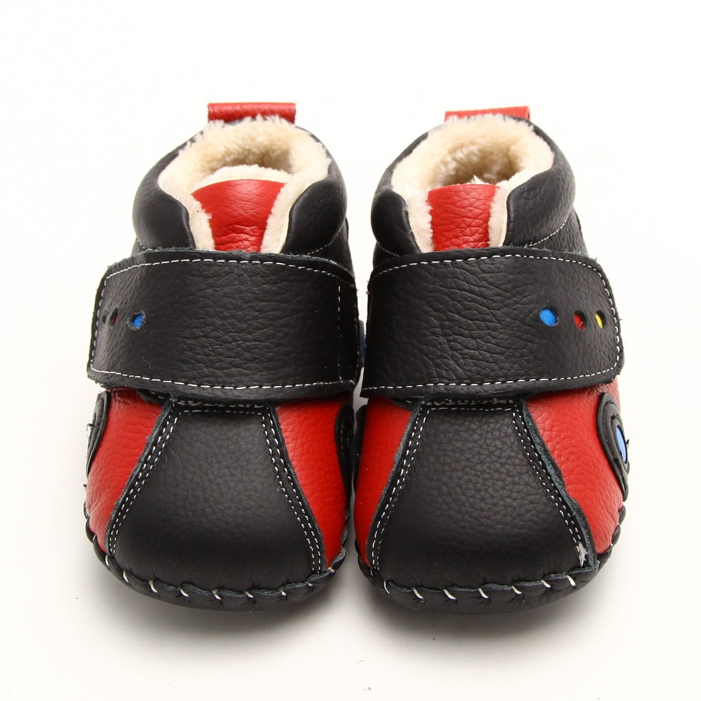 Buy black and red baby first walker kids shoes with Velcro closure South Africa