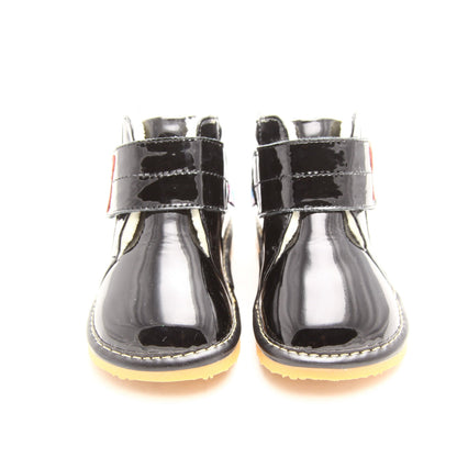 Buy squeaky ankle boots for toddlers and kids with flower detail