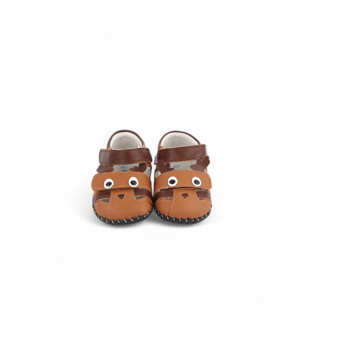 Kids sandals made from soft, genuine leather with a non-slip sole, open sandals perfect for babies and first walkers