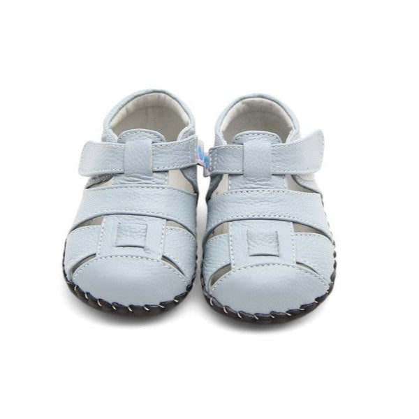 Kids Summer Soft Leather Sandals with Velcro Straps