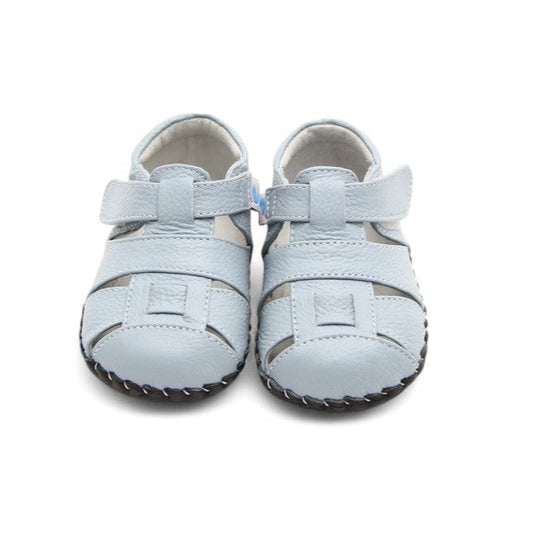 Kids Summer Soft Leather Sandals with Velcro Straps