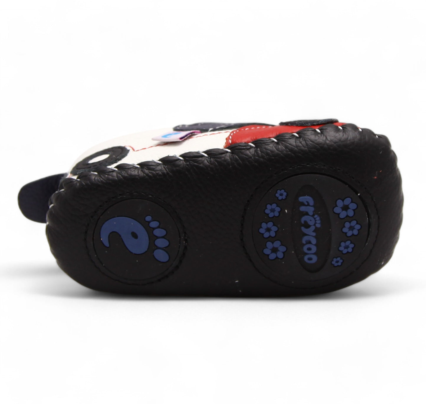 Navy blue baby shoe soft sole
