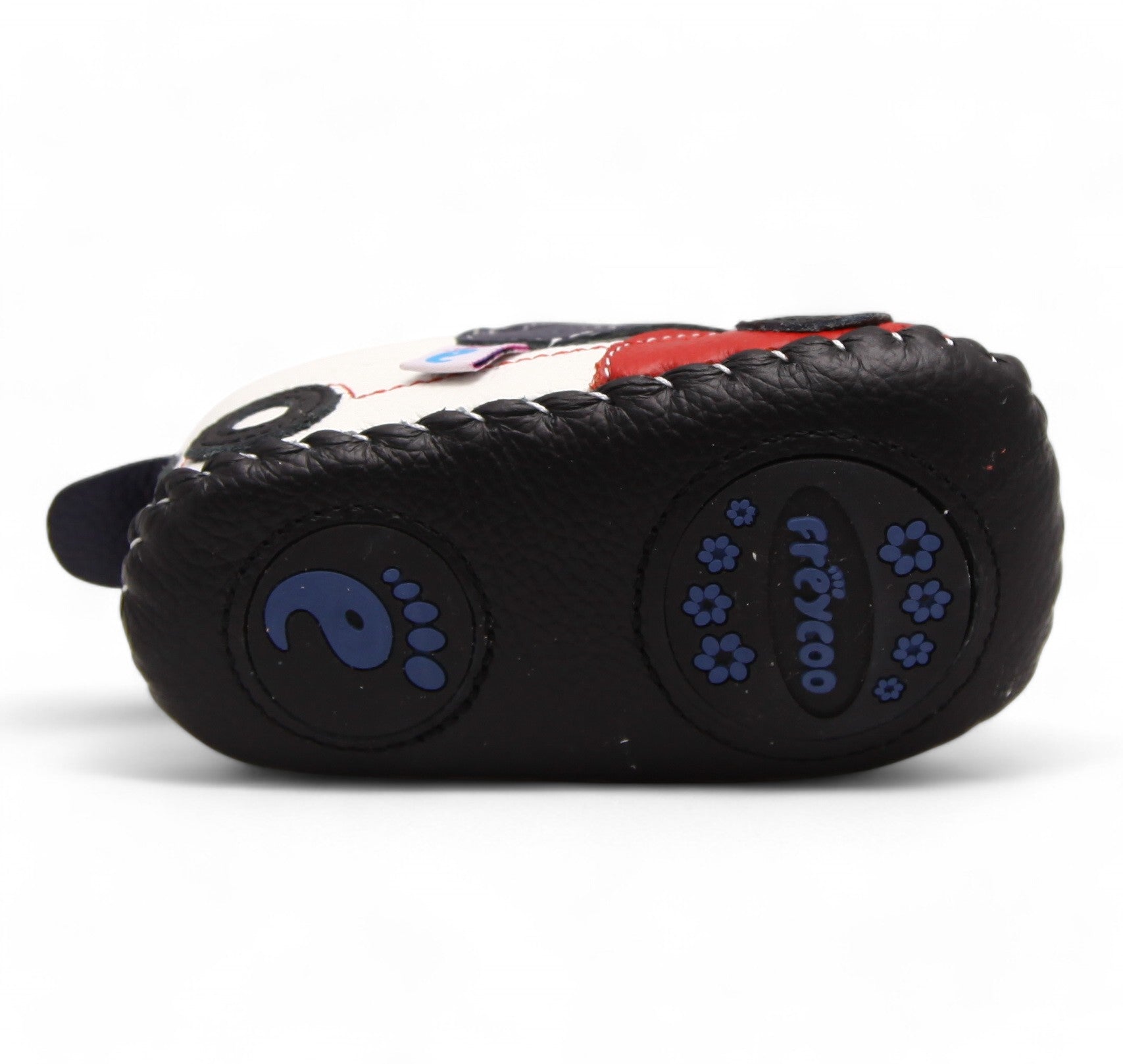 Navy blue baby shoe soft sole