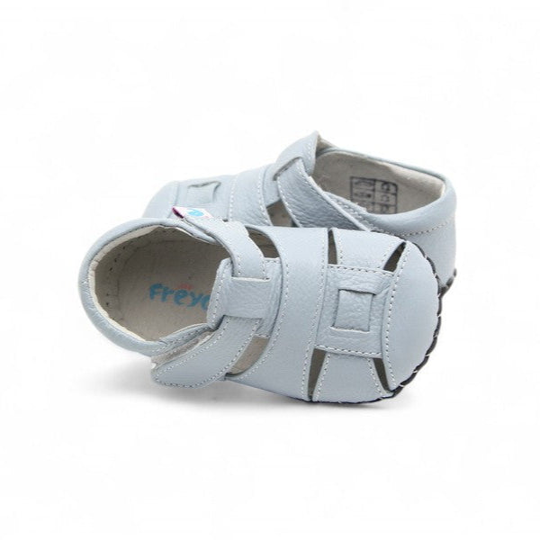 Flexible and soft sole light blue sandals for toddlers and children