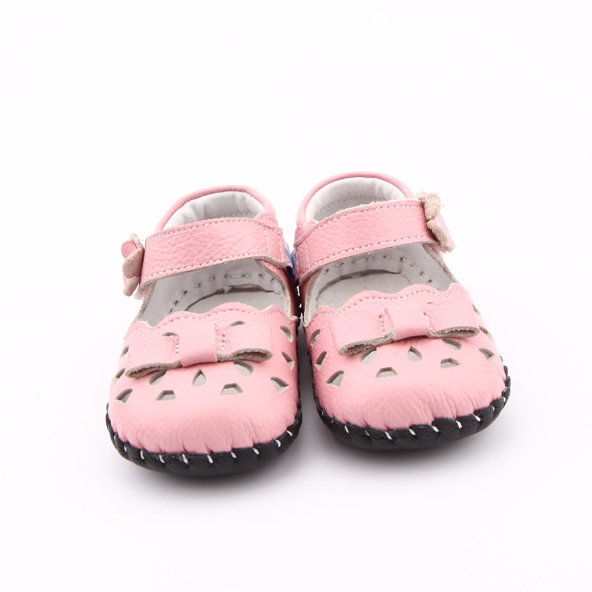 Pink Princess Pumps Barefoot Feel Soft Sole Kids Shoes for toddlers and babies