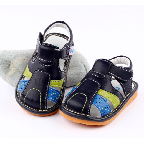 Rugged Rascals Kids Sandals With Removable Squeakers. Adjustable kids' sandals are made for little explorers who love to get into everything. Removable squeakers that kids go crazy for, ready for any adventure.