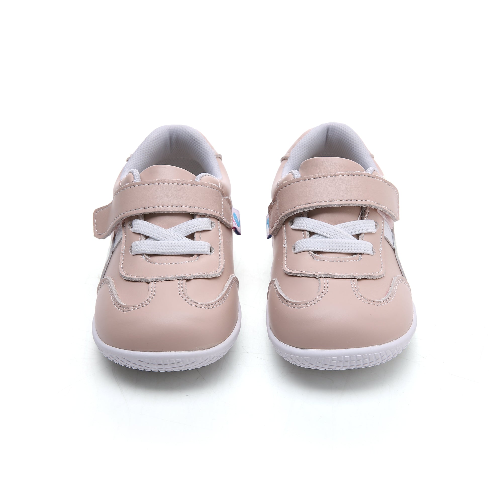 Sneakers Sporty Kids Shoes Flexible Sole in Navy with Velcro Genuine Leather for little girl