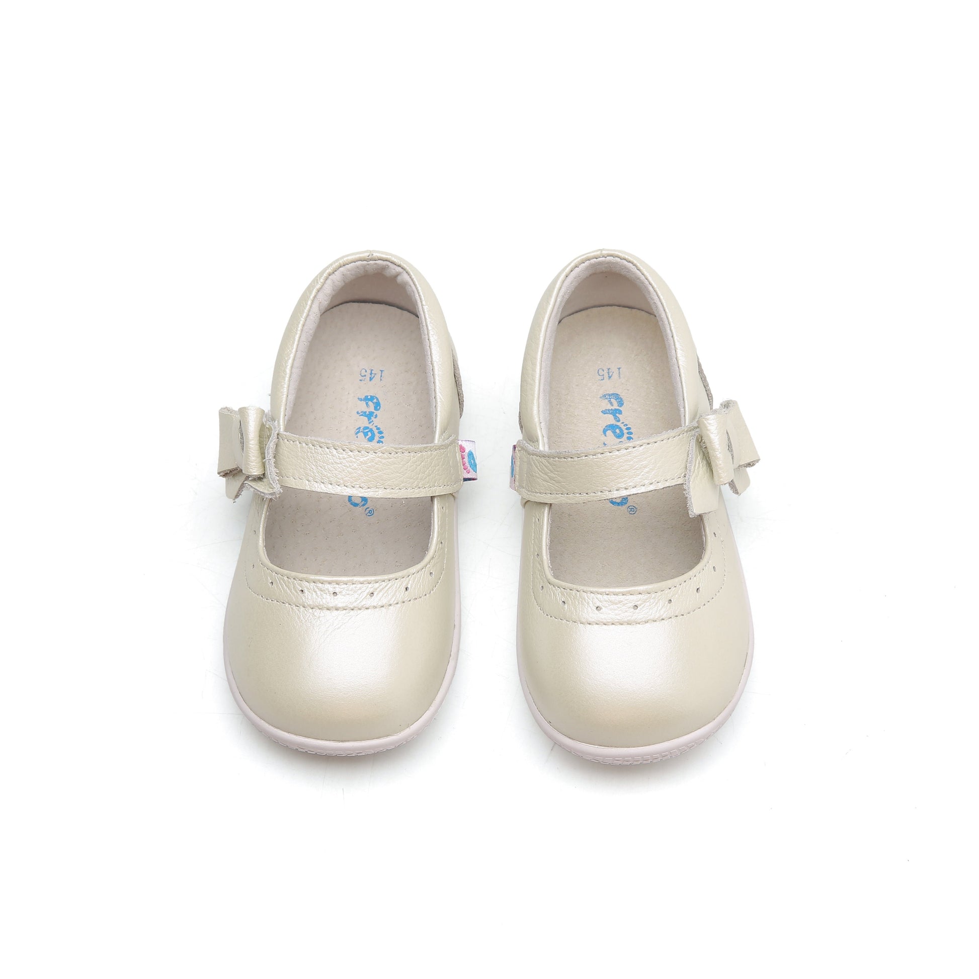 Soft, genuine leather tops meet scuff-proof soles