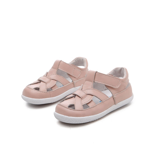 Sweet Pea Soft Sole Kids’ Sandals Playful Pink for Girls with Velcro