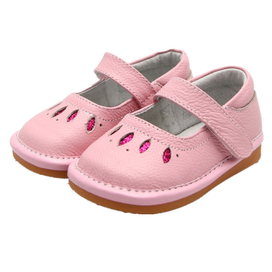 Tippy Toes Squeaky Kids' Shoes Toddlers' Babydoll Pumps