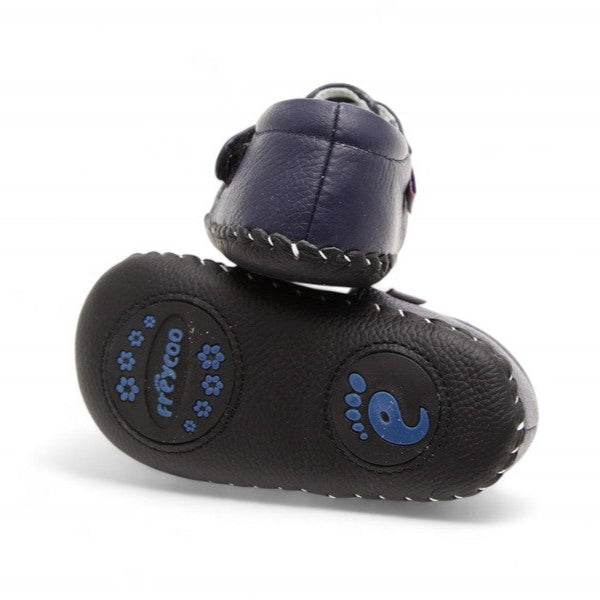 blue open barefoot style kids' summer sandals